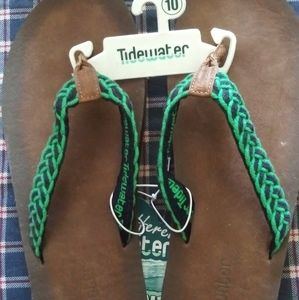 Tidewater women's sandals flip flops size 10 NWT